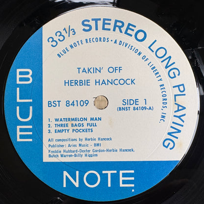 Herbie Hancock – Takin' Off / BST 84109 Blue Note US LP