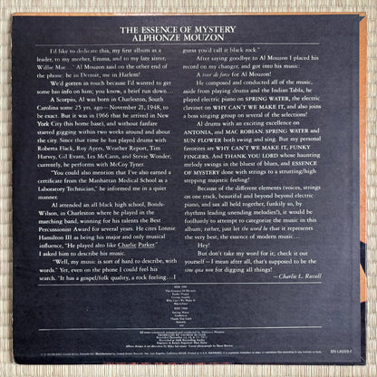Alphonze Mouzon – The Essence Of Mystery / BN-LA059-F Blue Note US LP
