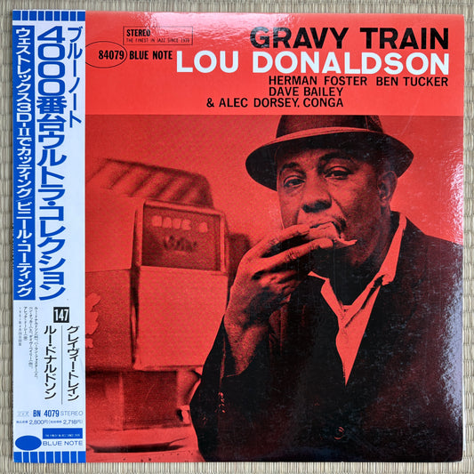Lou Donaldson – Gravy Train / BN 4079 Blue Note Japan LP