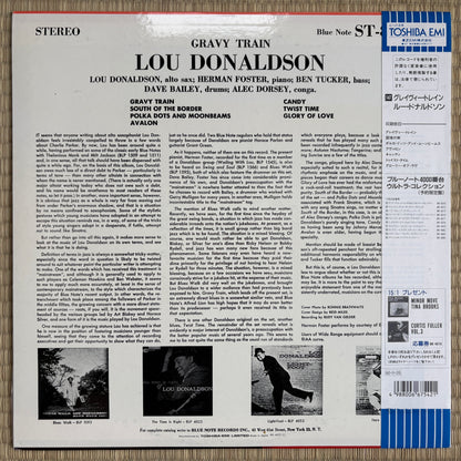 Lou Donaldson – Gravy Train / BN 4079 Blue Note Japan LP