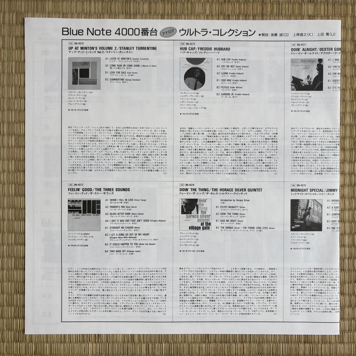 Lou Donaldson – Gravy Train / BN 4079 Blue Note Japan LP