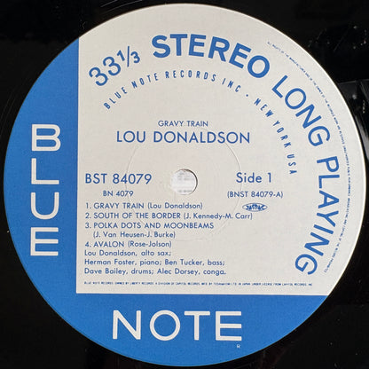 Lou Donaldson – Gravy Train / BN 4079 Blue Note Japan LP