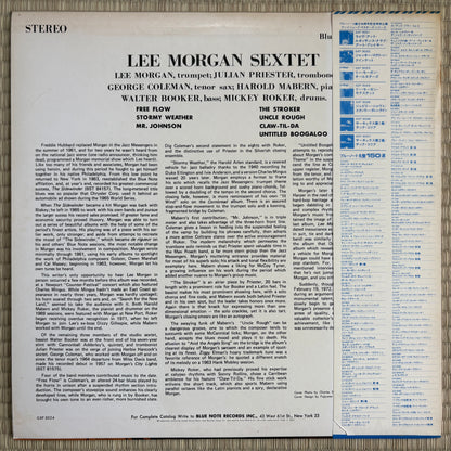 Lee Morgan – Lee Morgan Sextet / GXF 3024 Blue Note Japan Original LP