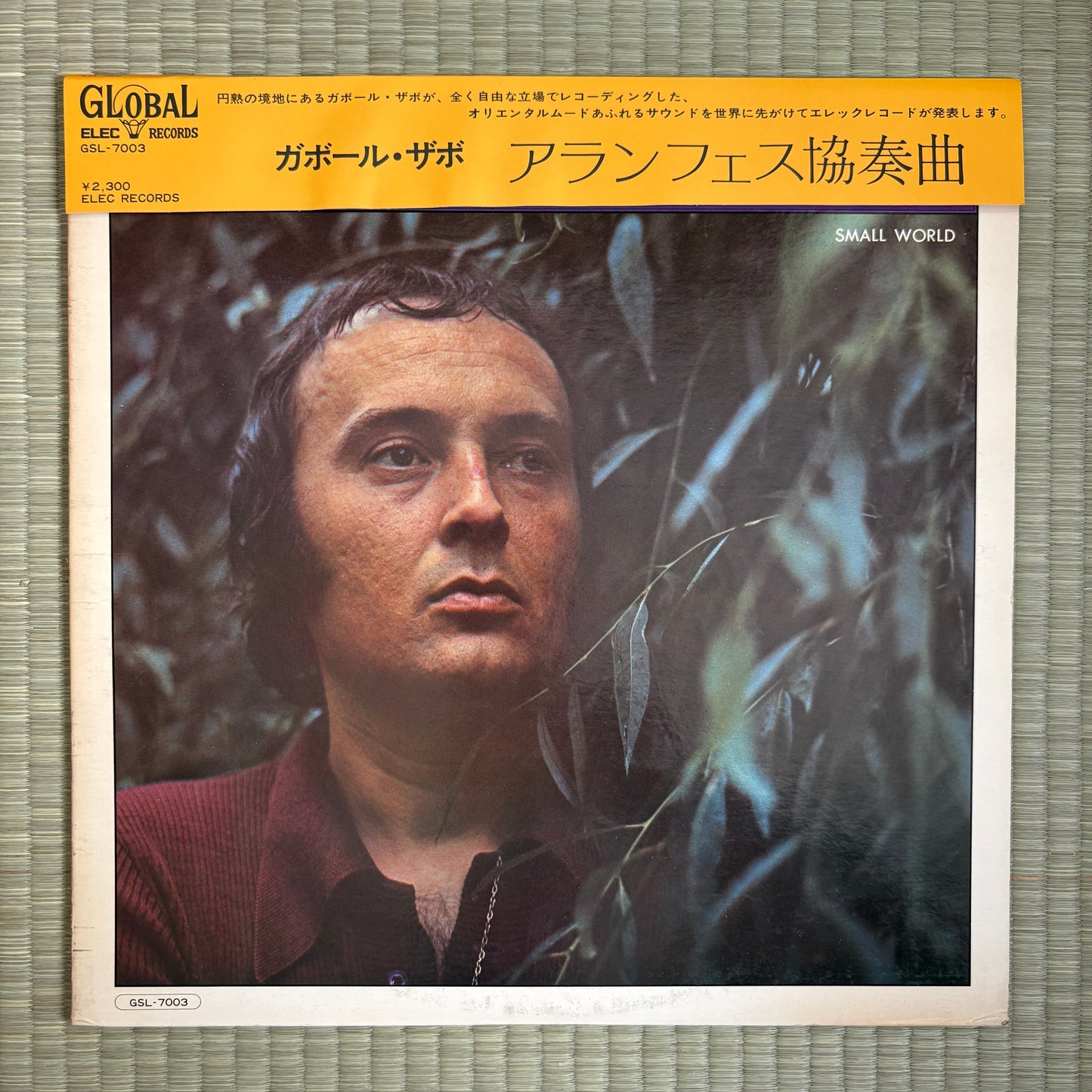 Gabor Szabo - In Sweden "Small World" / GSL-7003 Globe Original Japan Promo LP