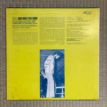 Gary Bartz NTU Troop – Home! / SMJX-10110 Milestone Original Japan LP