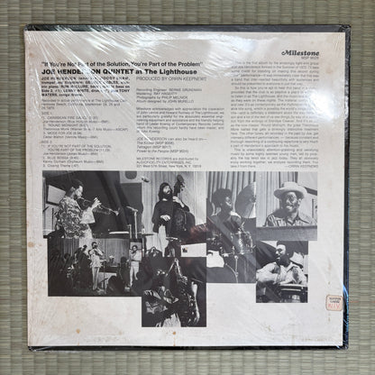 Joe Henderson Quintet – At The Lighthouse "If You're Not Part Of The Solution, You're Part Of The Problem" / MSP 9028 Milestone Original US LP
