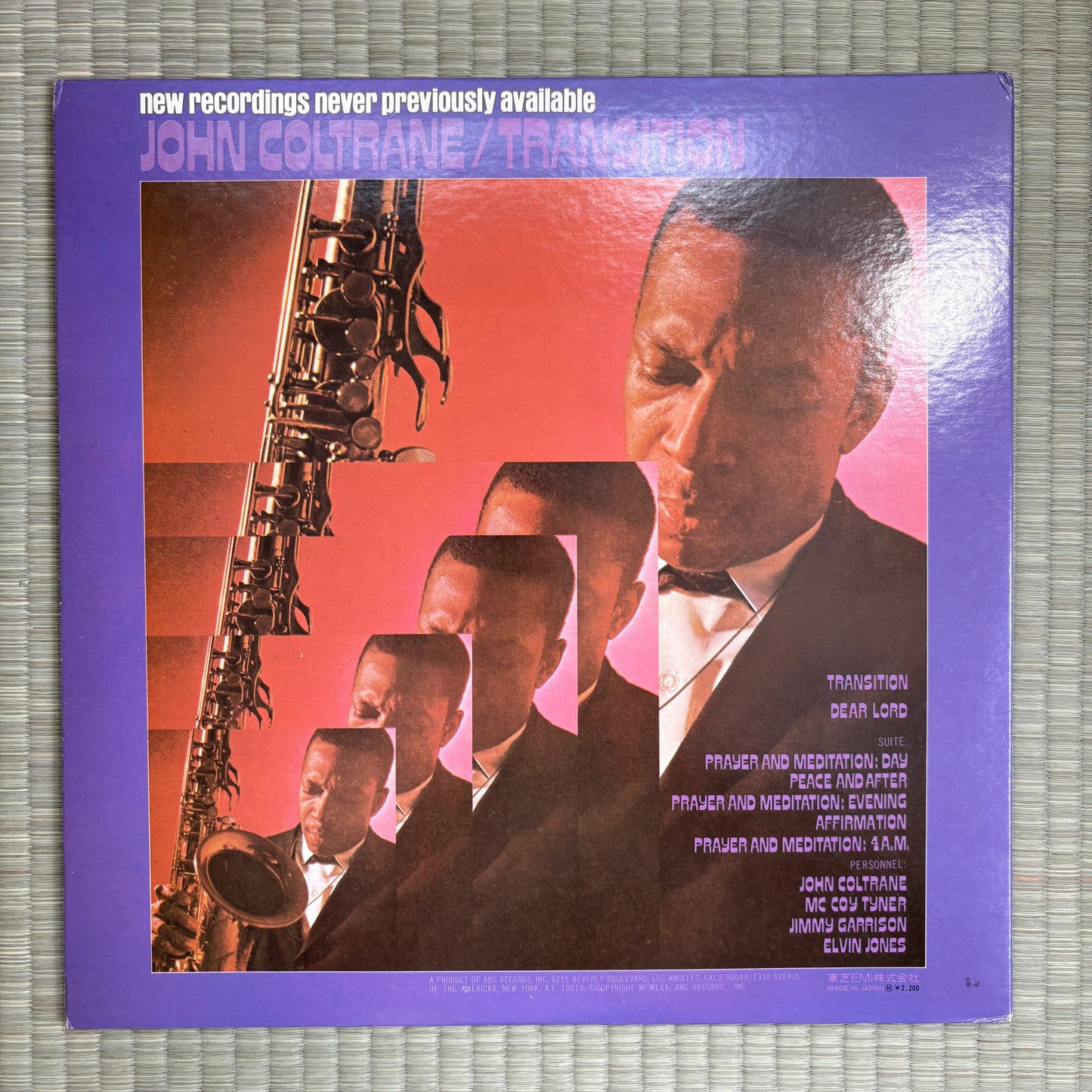 John Coltrane ‎– Transition / IMP 88115 Impulse! Japan LP
