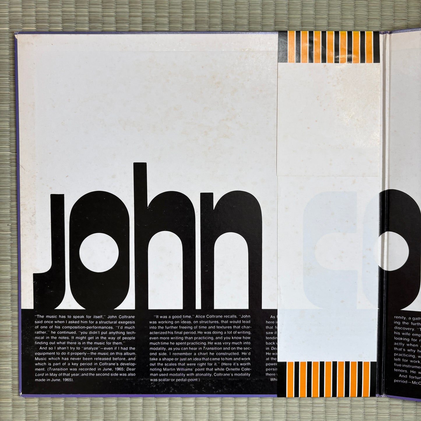 John Coltrane ‎– Transition / IMP 88115 Impulse! Japan LP