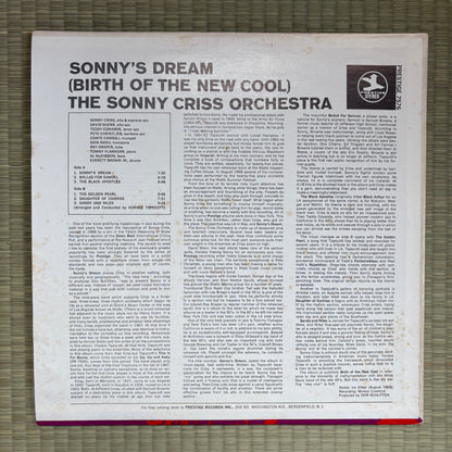 The Sonny Criss Orchestra ‎– Sonny's Dream (Birth Of The New Cool) / P-7576 Prestige US LP