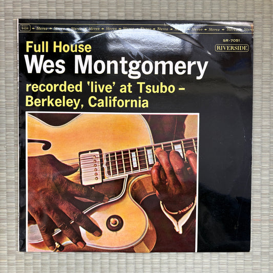 Wes Montgomery ‎– Full House / SR-7051 Riverside Original Japan LP