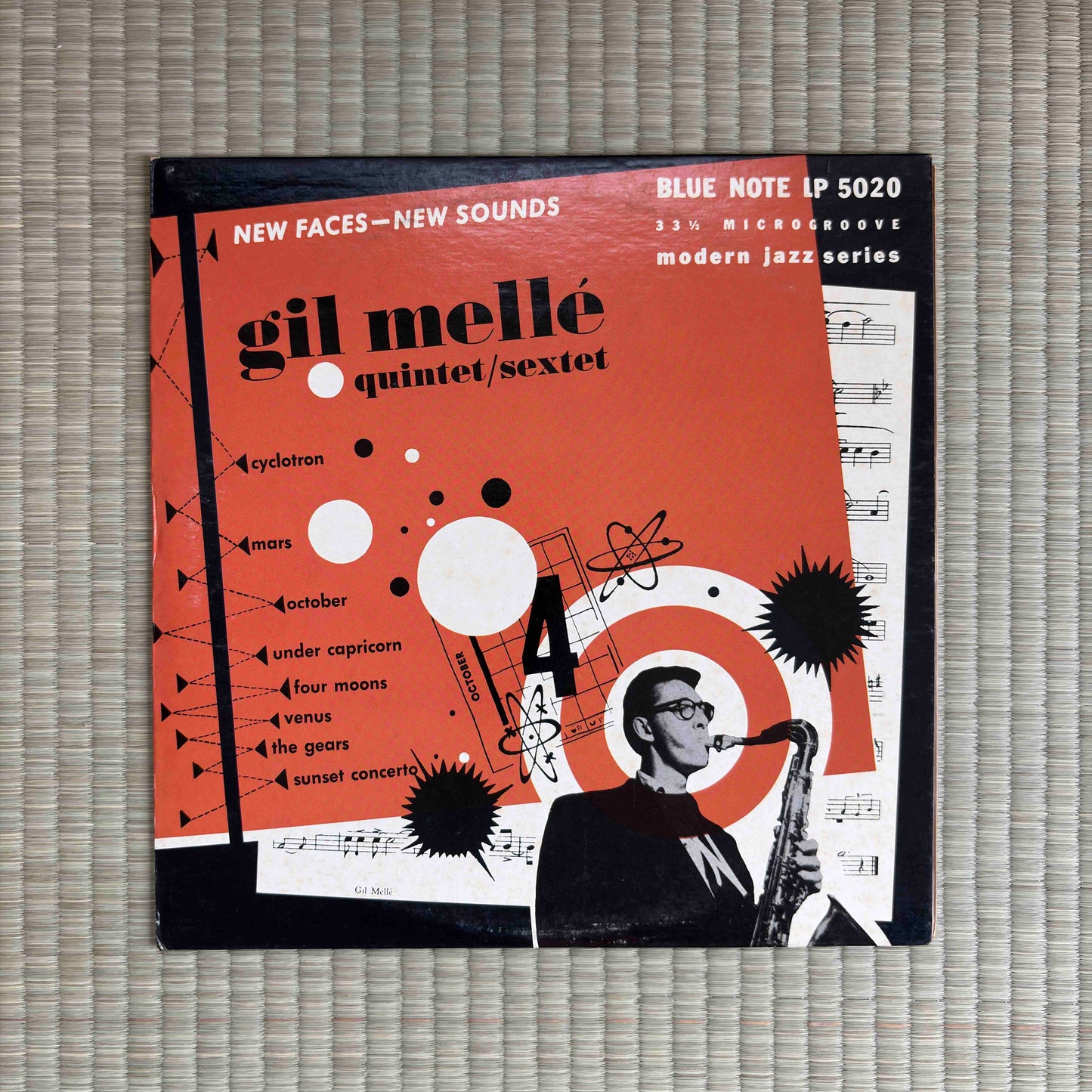 Gil Mellé Quintet / Sextet ‎– New Faces – New Sounds / BLP 5020 Blue Note US LP
