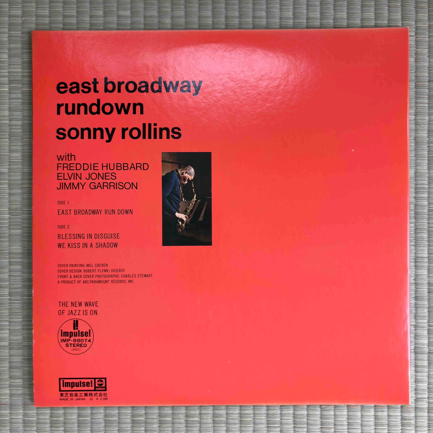 Sonny Rollins ‎– East Broadway Run Down / IMP 88074 Impulse! Japan LP