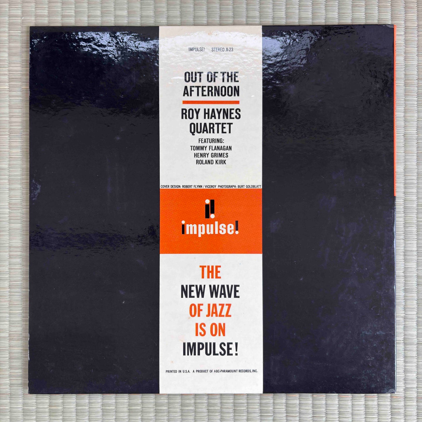 Roy Haynes Quartet ‎– Out Of The Afternoon / AS-23 Impulse! US LP