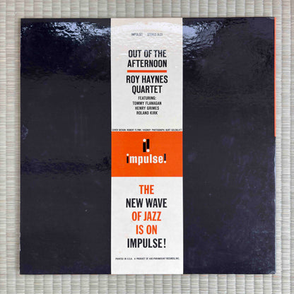 Roy Haynes Quartet ‎– Out Of The Afternoon / AS-23 Impulse! US LP