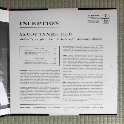 McCoy Tyner Trio ‎– Inception / AS-18 Impulse! Original US LP