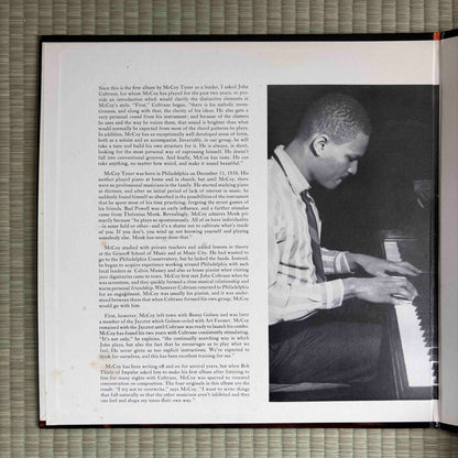 McCoy Tyner Trio ‎– Inception / AS-18 Impulse! Original US LP