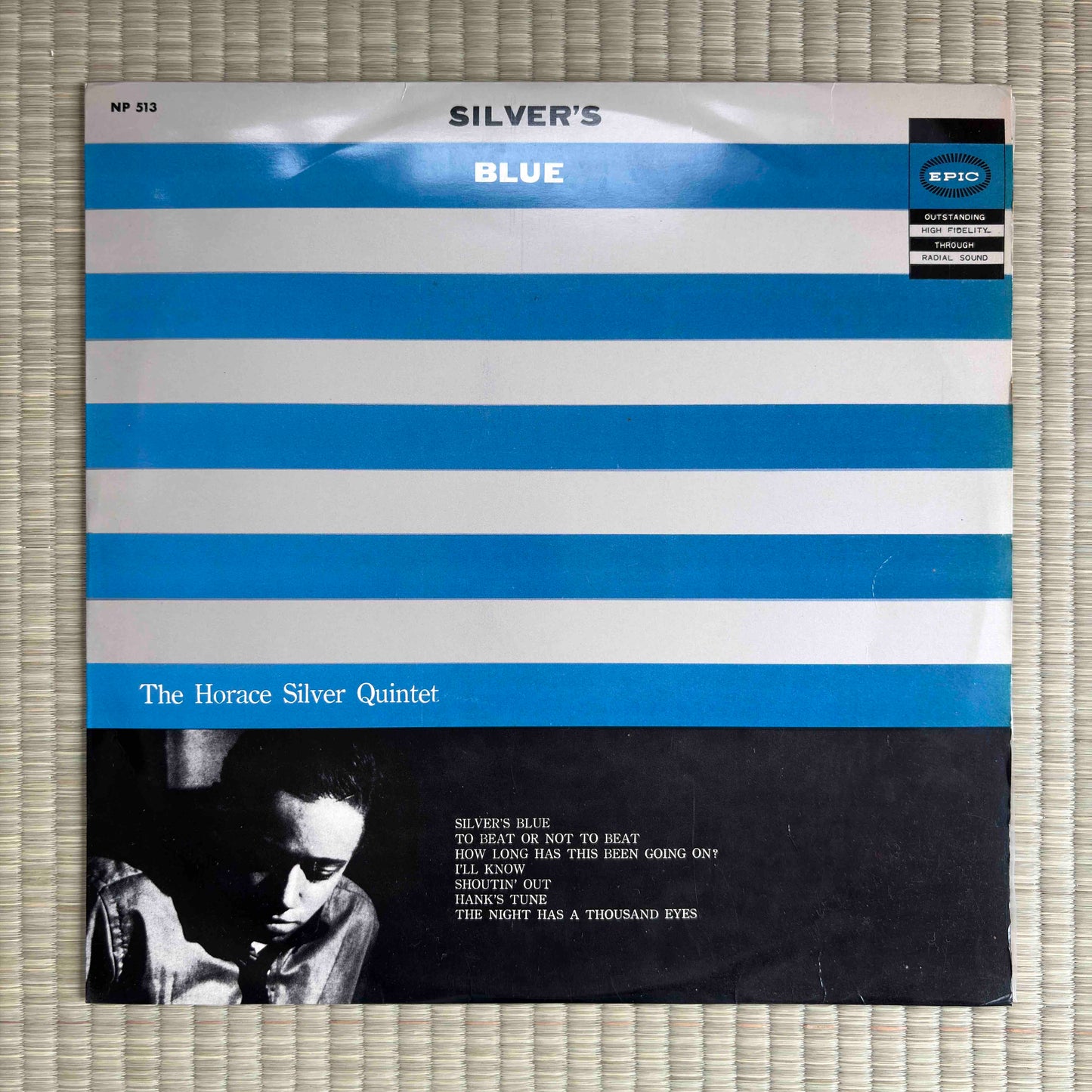The Horace Silver Quintet ‎– Silver's Blue / NP 513 Epic Original Japan LP