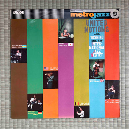 Toshiko And Her International Jazz Sextet ‎– United Notions / SL 3005 MetroJazz Original Japan LP