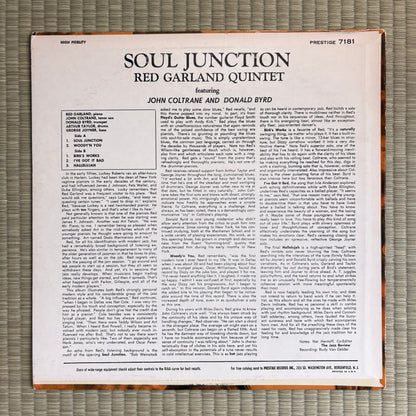 The Red Garland Quintet – Soul Junction / PRLP 7191 Prestige US Original LP