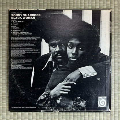 Sonny Sharrock ‎– Black Woman / 2014 Vortex Original US LP