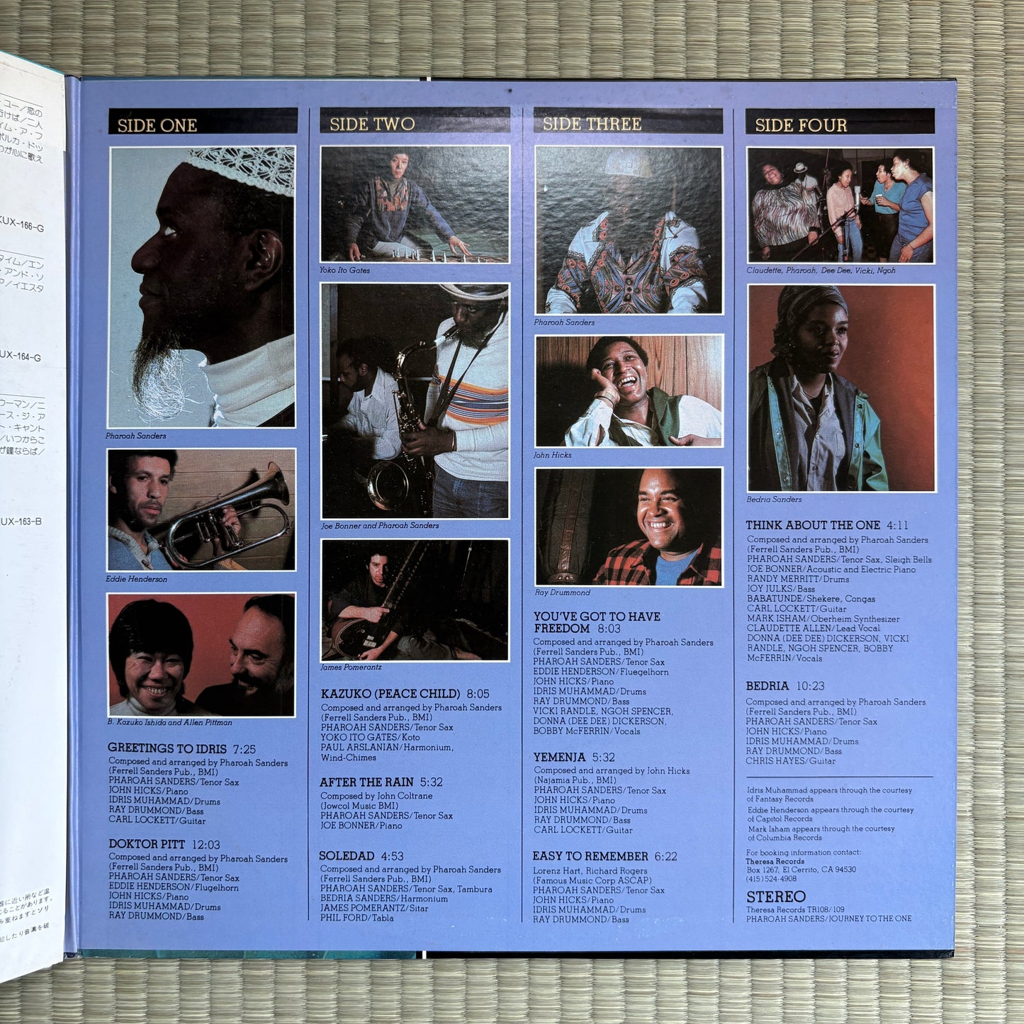 Pharoah Sanders – Journey To The One / UPS-2160~61-B Baybridge Japan Original LP