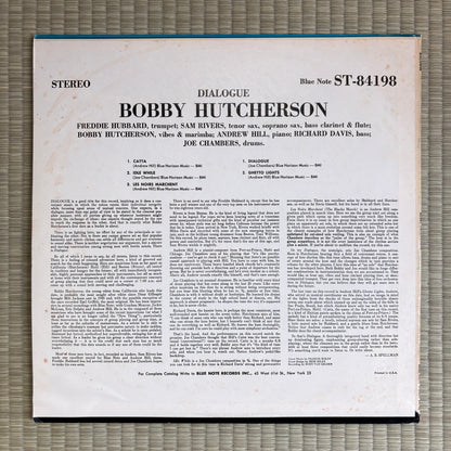 Bobby Hutcherson – Dialogue / BST-84198 Blue Note US LP