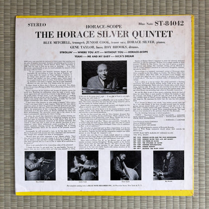The Horace Silver Quintet – Horace-Scope / BST 84042 Blue Note US Original LP