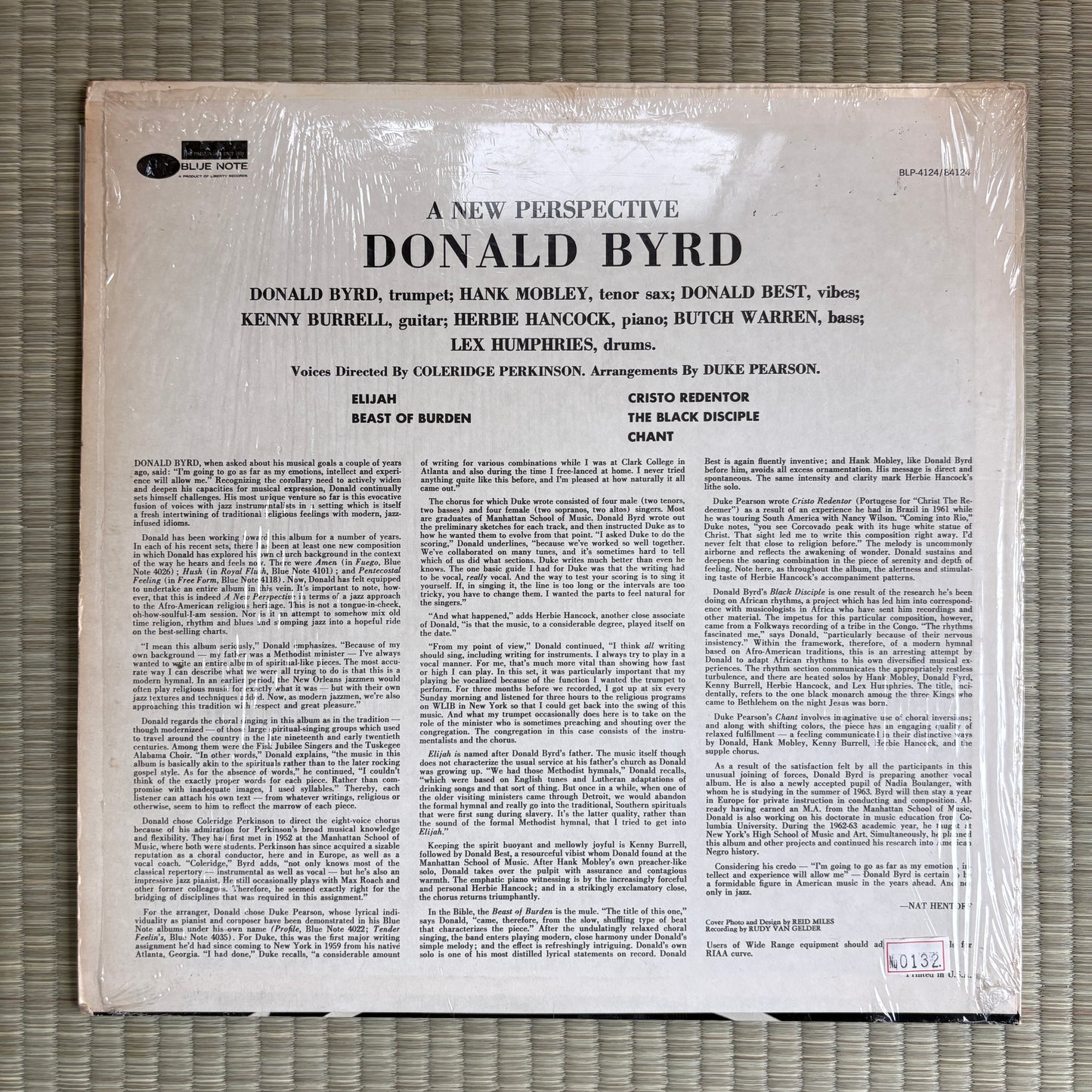 Donald Byrd – A New Perspective / BST 84124 Blue Note US LP