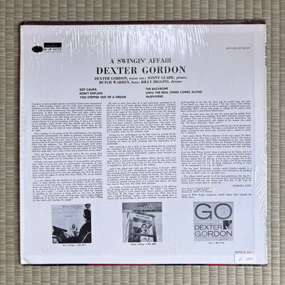 Dexter Gordon – A Swingin' Affair / BST-84133 Blue Note US LP