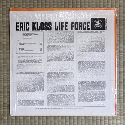 Eric Kloss ‎– Life Force / PR 7535 Prestige US LP