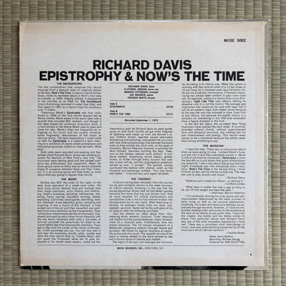Richard Davis – Epistrophy & Now's The Time / MR 5002 Muse US Original LP