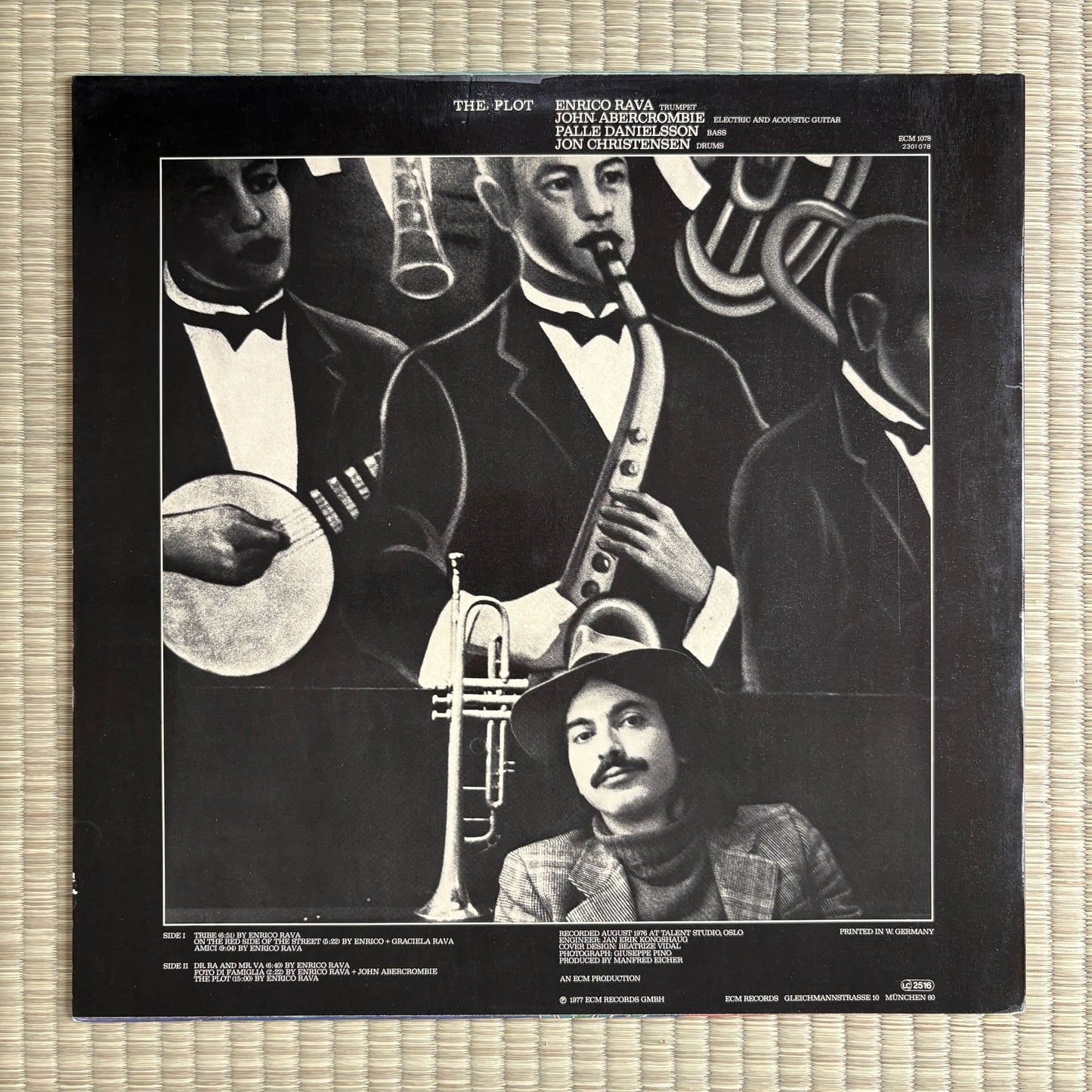Enrico Rava - The Plot / ECM 1078 ST ECM German Original LP