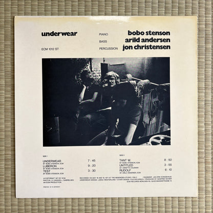 Bobo Stenson / Arild Andersen / Jon Christensen - Underwear / ECM 1012 ST ECM Germany Original LP