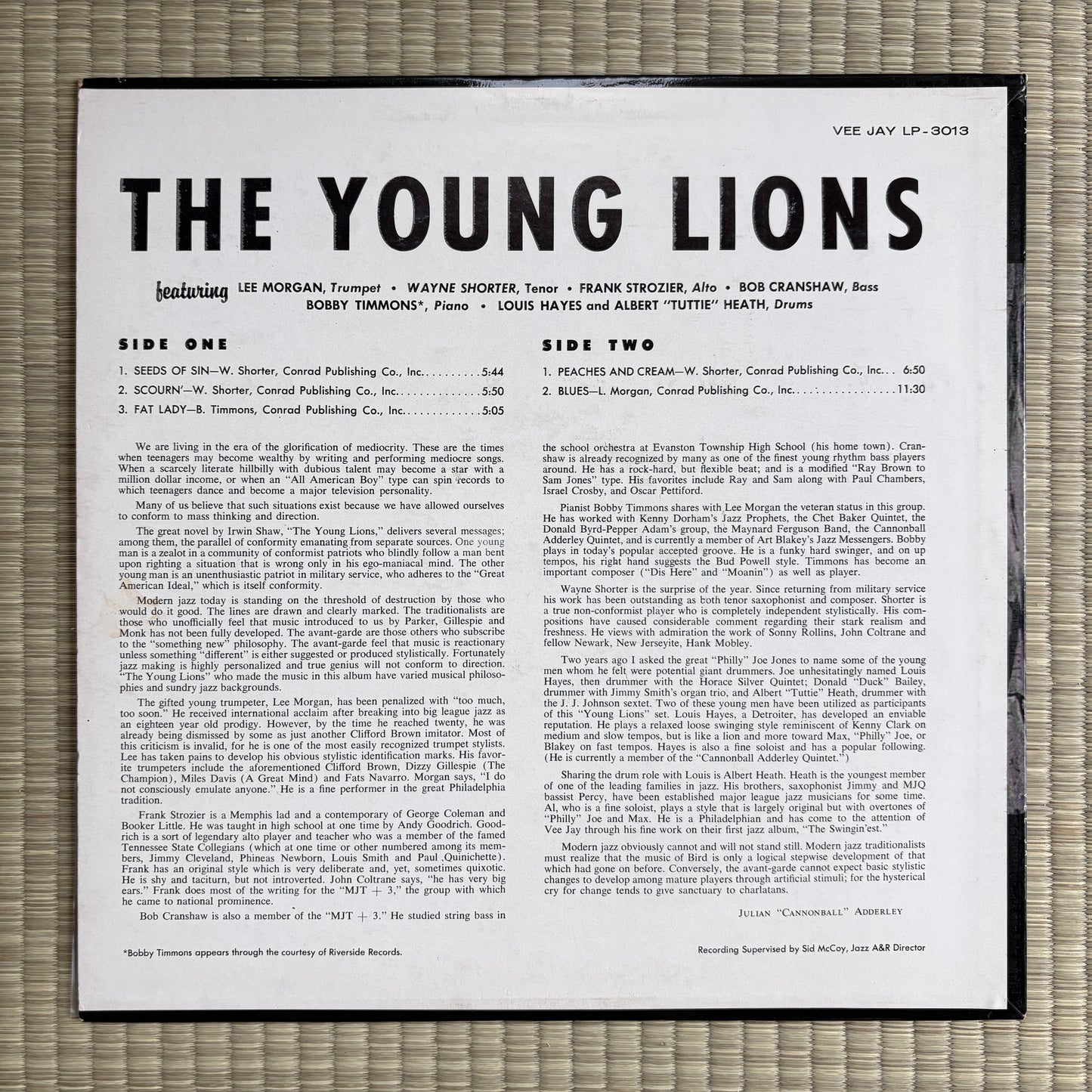 The Young Lions - S/T / LP 3013 Vee Jay US Original LP