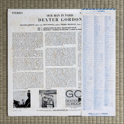 Dexter Gordon – Our Man In Paris / GXK 8052 Blue Note Japan LP