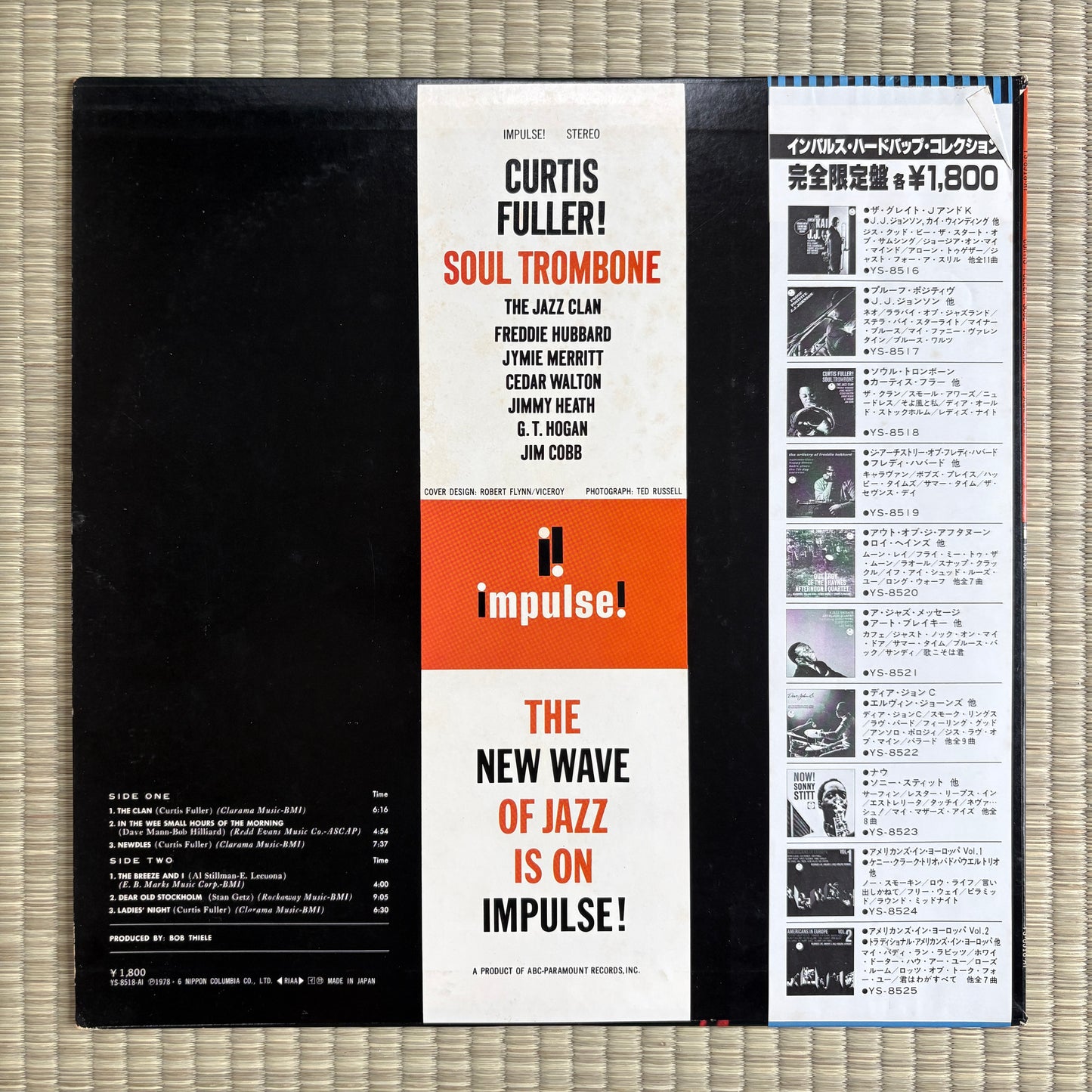 Curtis Fuller – Soul Trombone And The Jazz Clan / YS-8518-AI Impulse! Japan LP