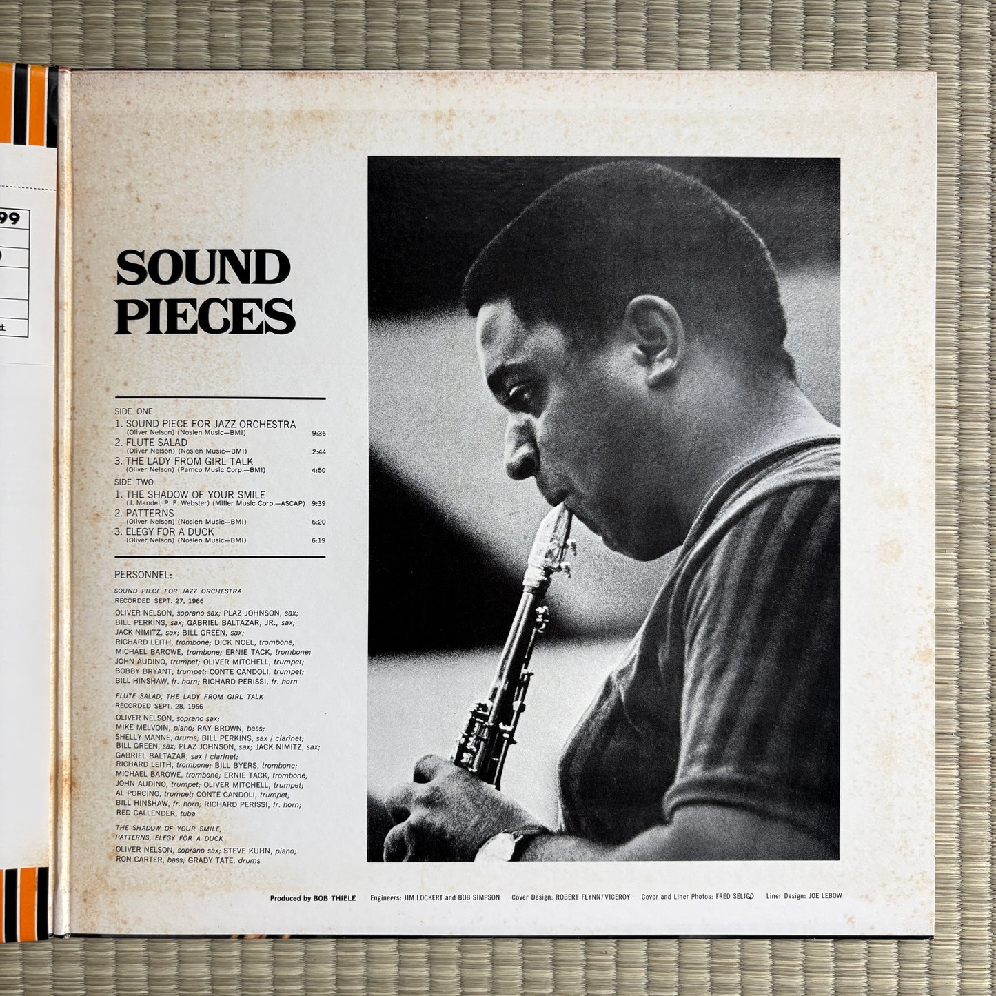 Oliver Nelson – Sound Pieces / IMP-88099 Impulse! Japan Promo LP