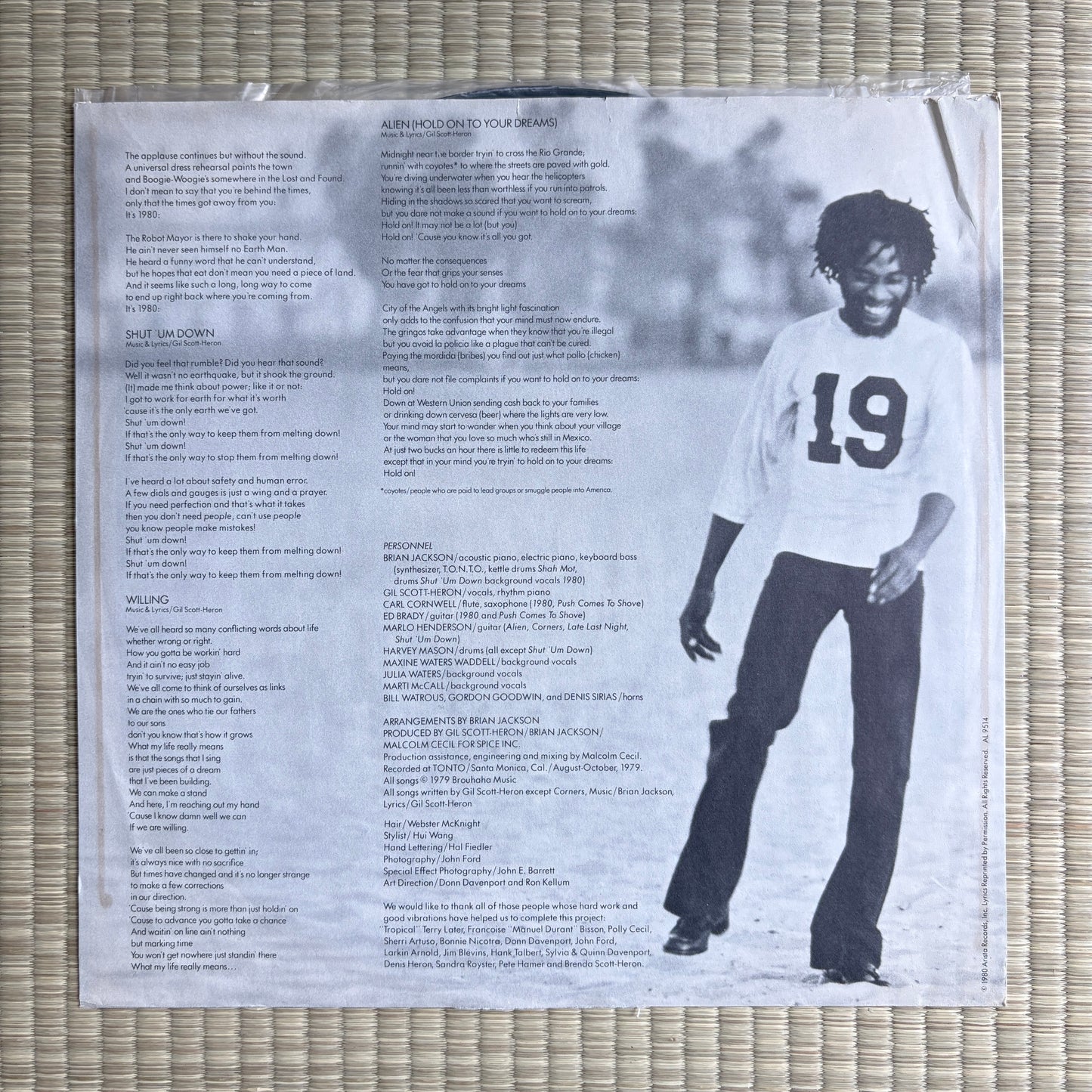Gil Scott-Heron & Brian Jackson – 1980 / AL 9514 Arista US Original LP