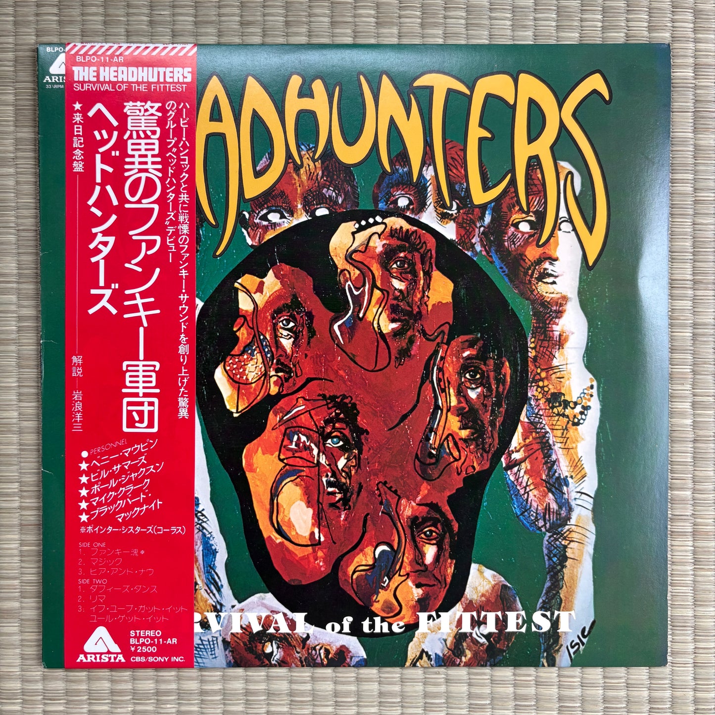The Headhunters – Survival Of The Fittest / BLPO-11-AR Arista Japan Original LP