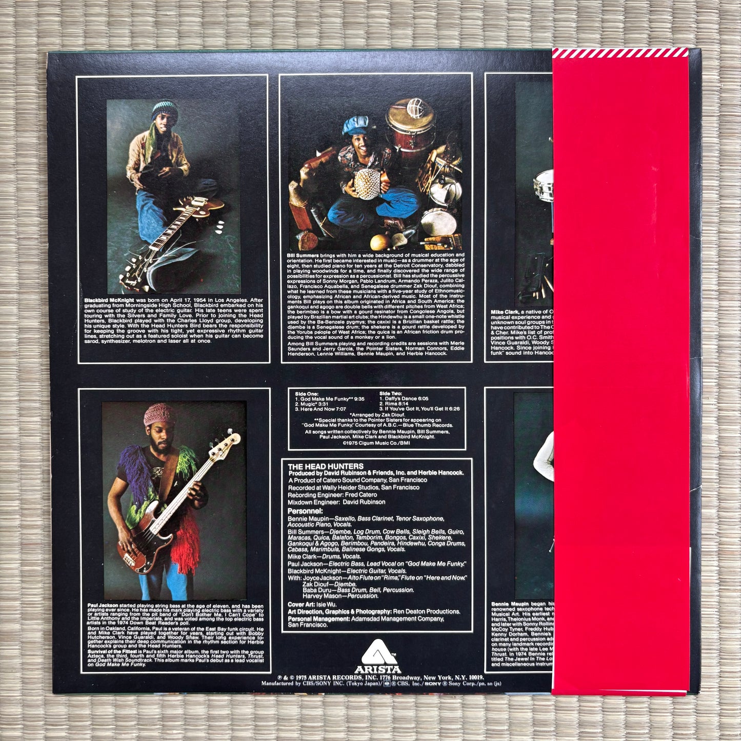 The Headhunters – Survival Of The Fittest / BLPO-11-AR Arista Japan Original LP