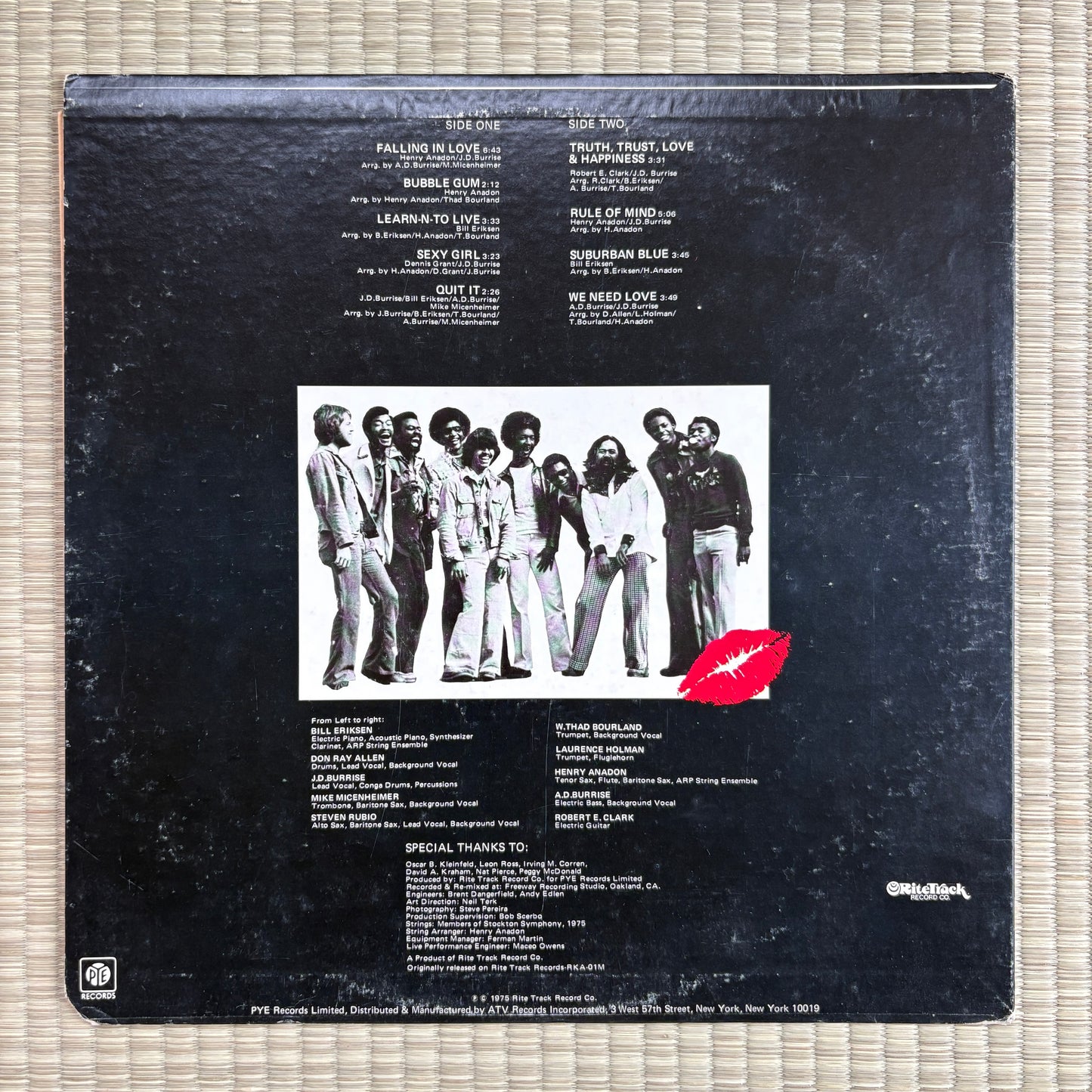 The 9th Creation - Falling In Love / PYE 12138 Pye US LP