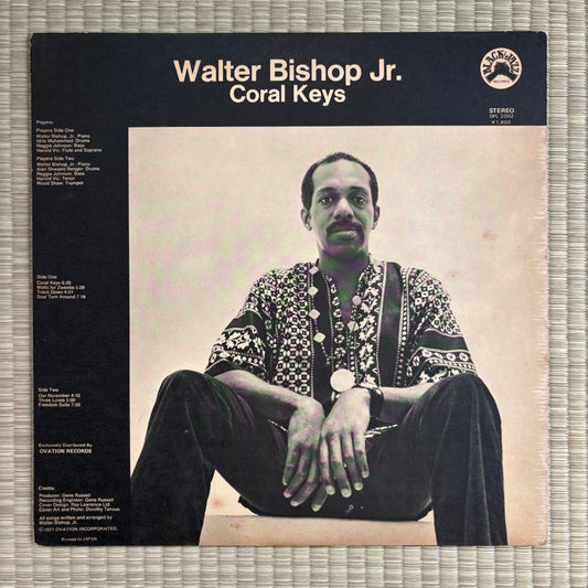 Walter Bishop, Jr. - Coral Keys / OPL-2002 Black Jazz Japan Original Promo LP