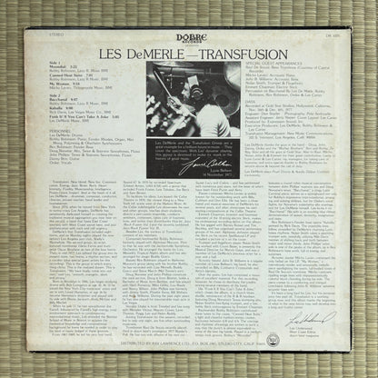 Les DeMerle - Transfusion / DR 1020 Dobre US Original LP