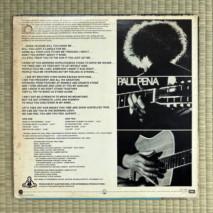 Paul Pena - S/T / ST-11005 Capitol US Original LP
