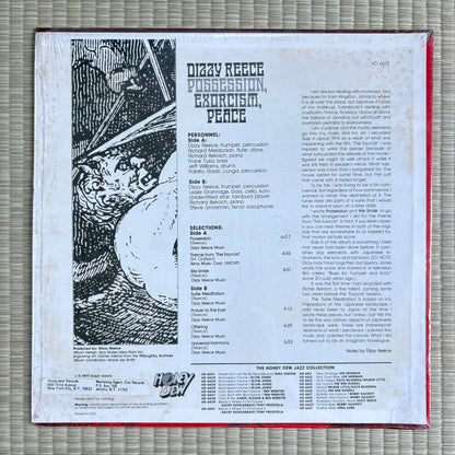 Dizzy Reece ‎– Possession, Exorcism, Peace / HD-6619 Honey Dew US Original LP