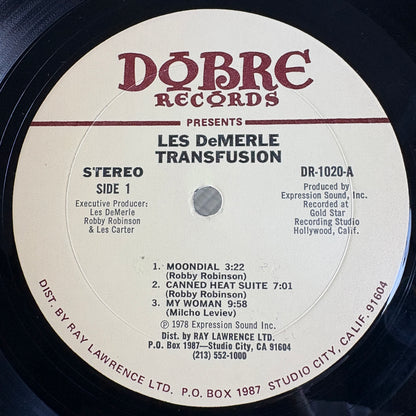 Les DeMerle - Transfusion / DR 1020 Dobre US Original LP