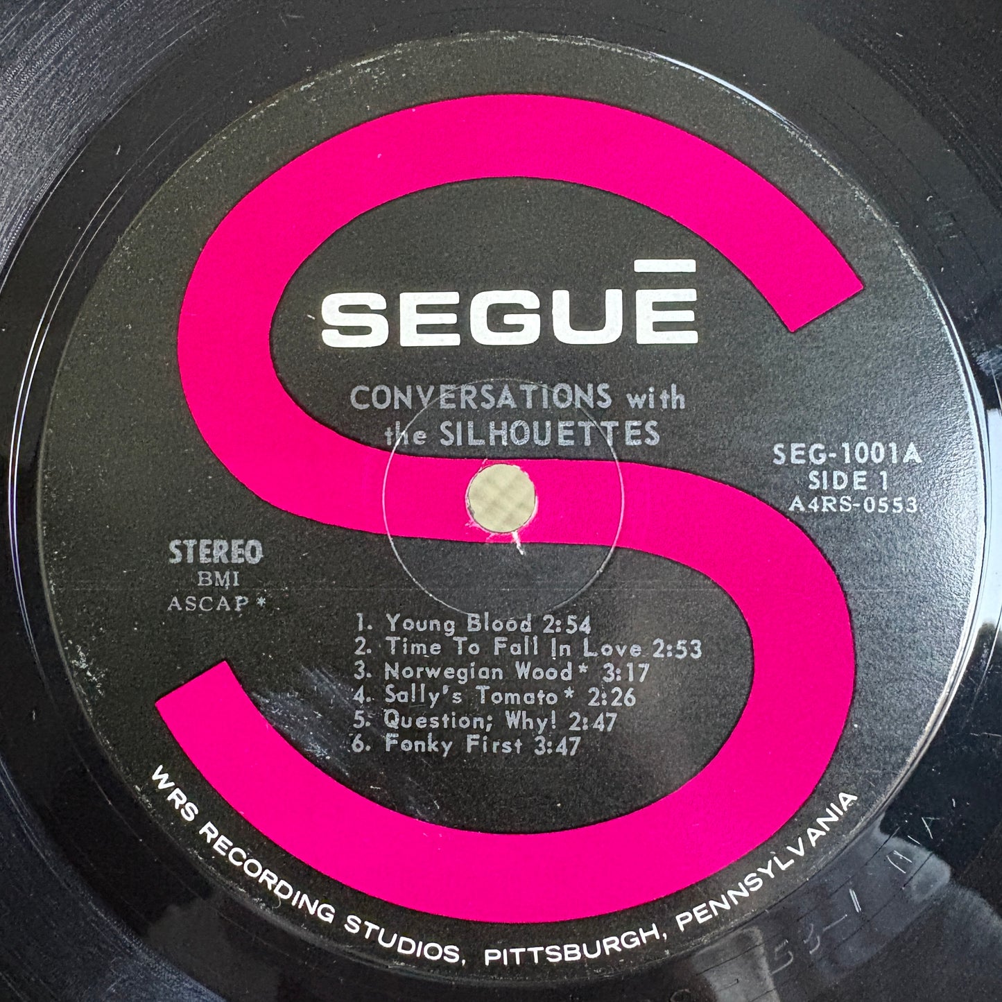 The Silhouettes - Conversations With The Silhouettes / SEF-1001 Segue US Original Promo LP