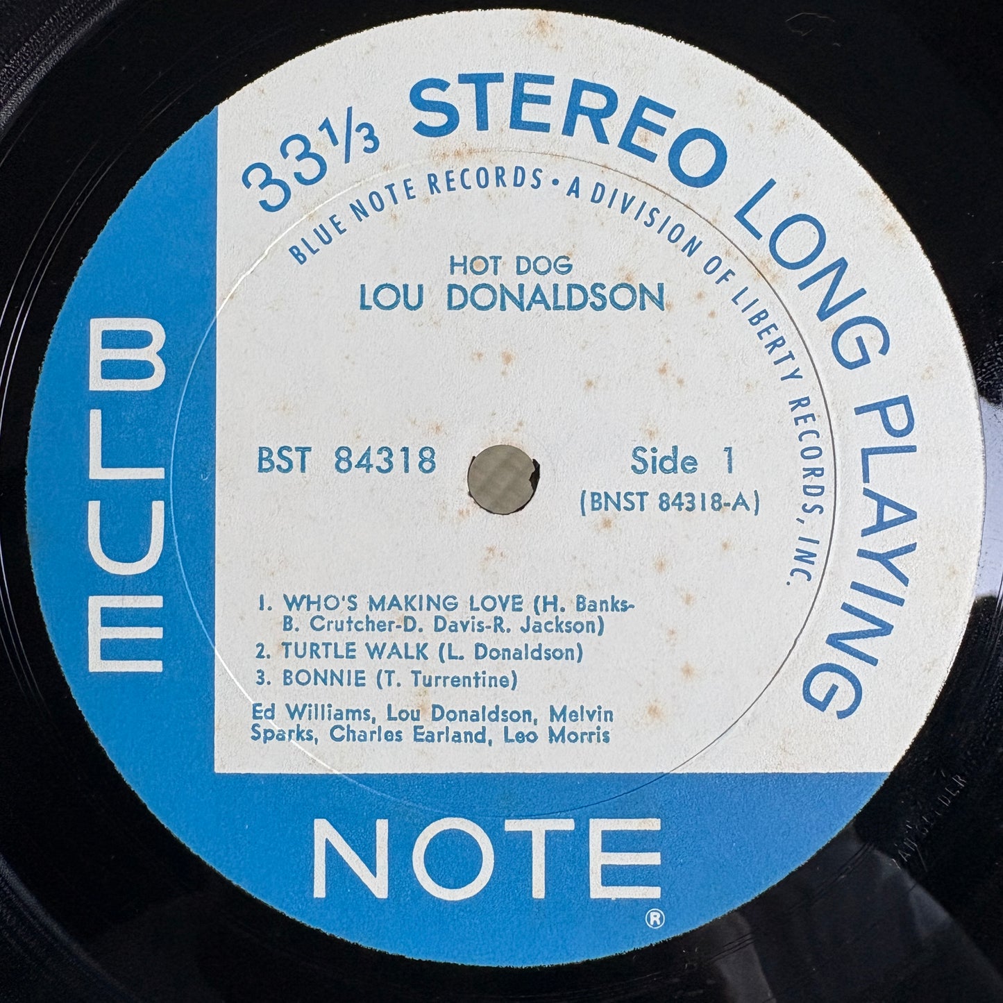 Lou Donaldson - Hot Dog / BST 84318 Blue Note US Original LP