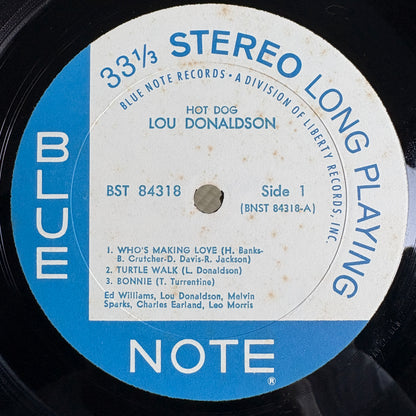 Lou Donaldson - Hot Dog / BST 84318 Blue Note US Original LP