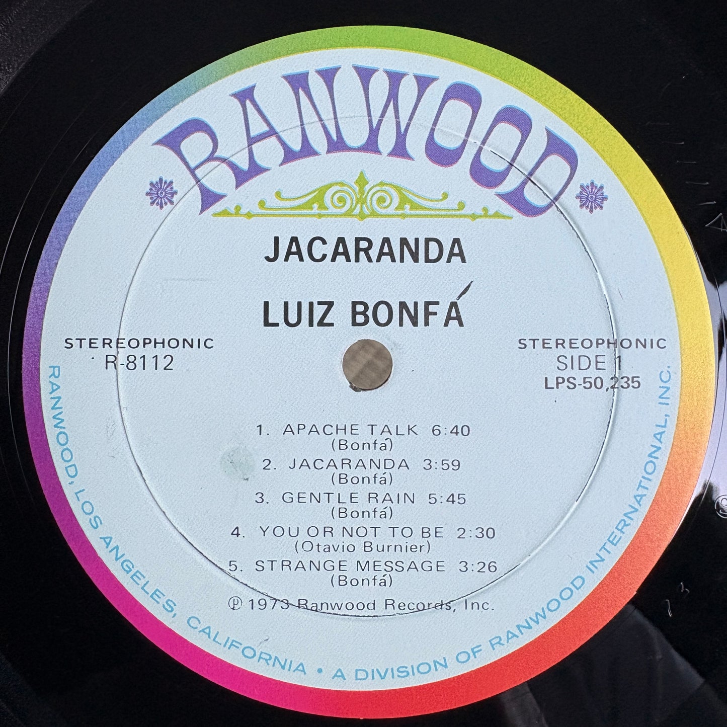 Luiz Bonfá - Jacaranda / R-8112 Ranwood US Original LP